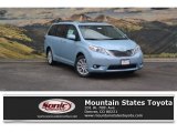 2017 Sky Blue Pearl Toyota Sienna XLE AWD #123130210