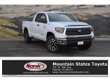 2018 Super White Toyota Tundra SR5 Double Cab 4x4 #123154315
