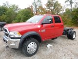 2018 Flame Red Ram 4500 Tradesman Crew Cab 4x4 Chassis #123154516