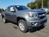 2018 Satin Steel Metallic Chevrolet Colorado LT Extended Cab 4x4 #123154346