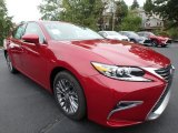 Matador Red Mica Lexus ES in 2018