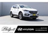2018 Pearl White Hyundai Santa Fe Sport  #123154526