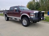 Royal Red Metallic Ford F350 Super Duty in 2010