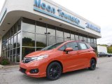 2018 Orange Fury Honda Fit Sport #123196103