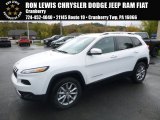 2018 Bright White Jeep Cherokee Limited 4x4 #123196050