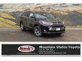 2017 Midnight Black Metallic Toyota Highlander Limited AWD #123210222