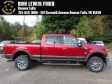 2017 Ruby Red Ford F250 Super Duty King Ranch Crew Cab 4x4 #123210273
