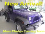 2017 Xtreme Purple Pearl Jeep Wrangler Sport 4x4 #123210209