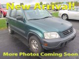 2001 Clover Green Pearl Honda CR-V LX 4WD #123234383