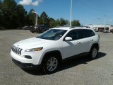 2018 Bright White Jeep Cherokee Latitude Plus #123234463