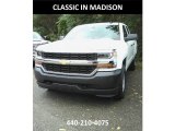 2018 Summit White Chevrolet Silverado 1500 WT Double Cab 4x4 #123255973