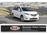 2017 Blizzard White Pearl Toyota Sienna Limited AWD #123255655