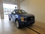 2018 Lightning Blue Ford F150 XL SuperCab 4x4 #123255781