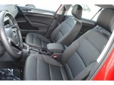 2017 Volkswagen Golf 4 Door 1.8T Wolfsburg Titan Black Interior