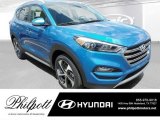 2017 Caribbean Blue Hyundai Tucson Limited AWD #123284305