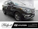 2017 Twilight Black Hyundai Santa Fe Sport AWD #123284302