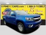 2018 Kinetic Blue Metallic Chevrolet Colorado LT Crew Cab 4x4 #123312783