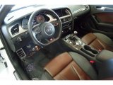 2015 Audi S4 Premium Plus 3.0 TFSI quattro Black/Chestnut Brown Interior