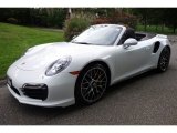 2014 White Porsche 911 Turbo S Cabriolet #123342693