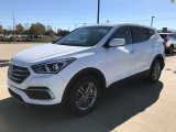 2018 Pearl White Hyundai Santa Fe Sport AWD #123342881