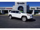2018 Bright White Jeep Cherokee Latitude #123342772