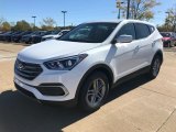 2018 Pearl White Hyundai Santa Fe Sport AWD #123367446