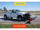 2008 Oxford White Ford F250 Super Duty XL Regular Cab 4x4 #123367523