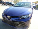 2018 Blue Crush Metallic Toyota Camry LE #123389947