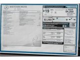 2018 Mercedes-Benz GLS 450 4Matic Window Sticker