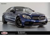 2018 Brilliant Blue Metallic Mercedes-Benz C 63 AMG Coupe #123422292