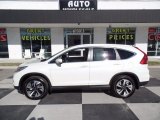 2016 White Diamond Pearl Honda CR-V Touring AWD #123422371