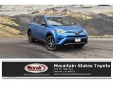 2018 Electric Storm Blue Toyota RAV4 SE AWD #123422202