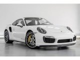 2016 Porsche 911 Turbo S Coupe Front 3/4 View
