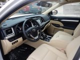 2018 Toyota Highlander XLE AWD Almond Interior