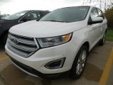 White Platinum Ford Edge in 2018