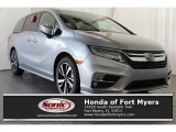 2018 Lunar Silver Metallic Honda Odyssey Elite #123489542