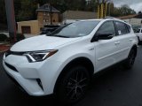 Super White Toyota RAV4 in 2018