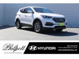 2018 Pearl White Hyundai Santa Fe Sport  #123489633