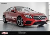 2018 designo Cardinal Red Metallic Mercedes-Benz E 400 Coupe #123512699
