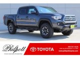 2017 Magnetic Gray Metallic Toyota Tacoma TRD Off Road Double Cab 4x4 #123512782