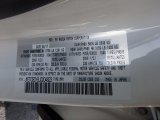 2018 CX-9 Color Code for Snowflake White Pearl Mica - Color Code: 25D