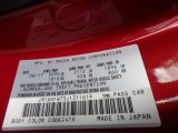 2018 CX-3 Color Code for Soul Red Metallic - Color Code: 41V