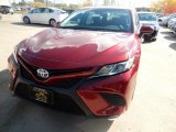 2018 Ruby Flare Pearl Toyota Camry Hybrid SE #123512852