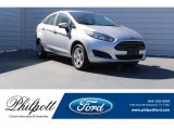 2017 Ingot Silver Ford Fiesta SE Sedan #123536344