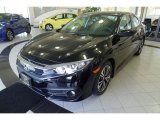 2017 Crystal Black Pearl Honda Civic EX-T Sedan #123536565