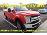 2017 Race Red Ford F250 Super Duty XLT Crew Cab 4x4 #123536451