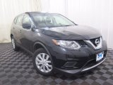 2016 Magnetic Black Nissan Rogue S AWD #123536444