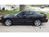 Black Ford Mustang in 1998
