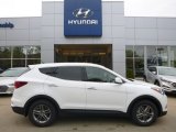 2018 Pearl White Hyundai Santa Fe Sport AWD #123536295