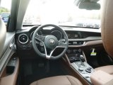 2018 Alfa Romeo Stelvio Ti AWD Black/Chocolate Interior
